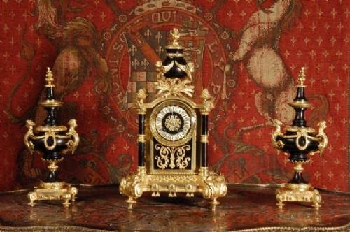 fig 2. ***SOLD***** Japy Freres Antique Ebonised Wood ~ French - Circa 1890 ~